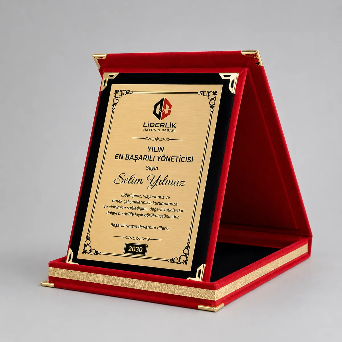 Gold Standart Plaket